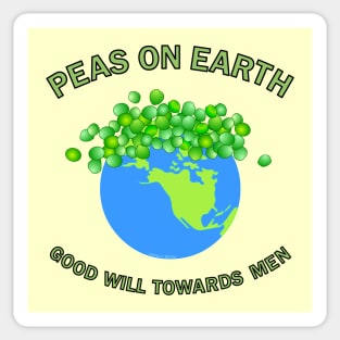 Peas On Earth Sticker